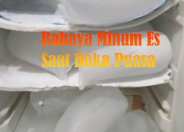 Bahaya Keseringan Minum Es Saat Burbuka, Ini Yang Akan Terjadi 