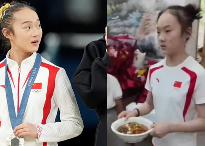 Medali Perak Tak Membuat Lupa Diri, Pesenam China Zhou Yaqin Pilih Kembali Bekerja di Restoran Usai Olimpiade