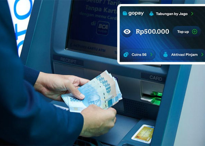 Cara Mudah Tarik Tunai Saldo GoPay di ATM BCA