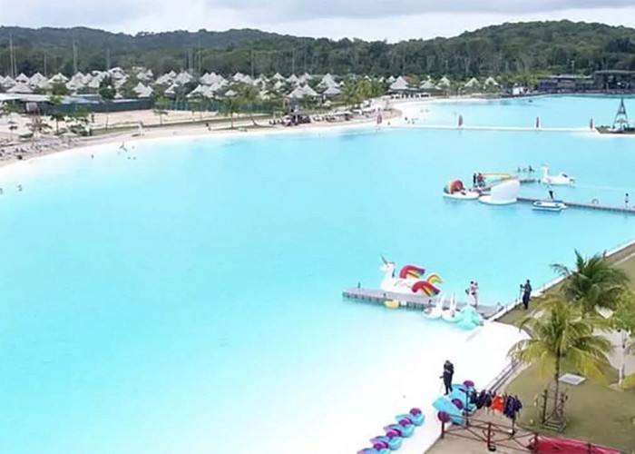 Jadi Laguna Air Laut Buatan Terbesar Se Asia Tenggara, Ternyata Seperti Ini Pesona Crystal Lagoon