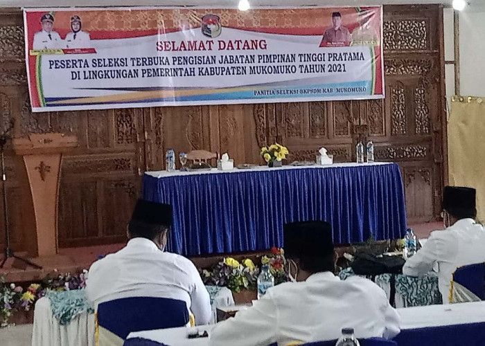 Pemkab Mukomuko Buka Pendaftaran Lelang JPT Untuk 9 Kursi Eselon II, Ini Rinciannya