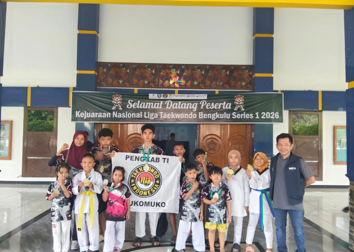 Atlet Taekwondo Kabupaten Mukomuko Torehkan Prestasi Membanggakan di Ajang Kejurnas