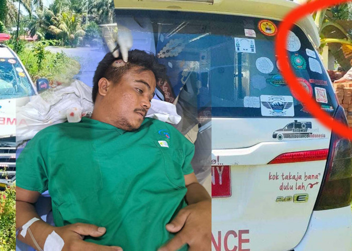 Kronologis Kecelakaan Ambulance RSUD MM, Seorang Perawat Luka di Kepala Hingga Dijahit