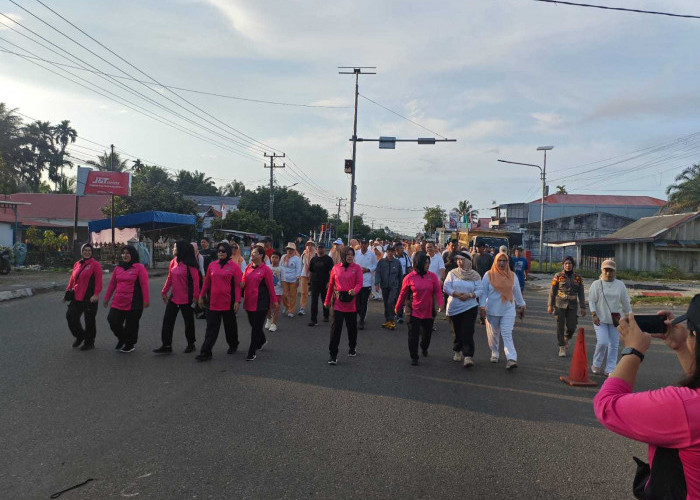 Jalan Santai 17 Agustus, Begini Pesan Wabup Mukomuko Kepada Peserta