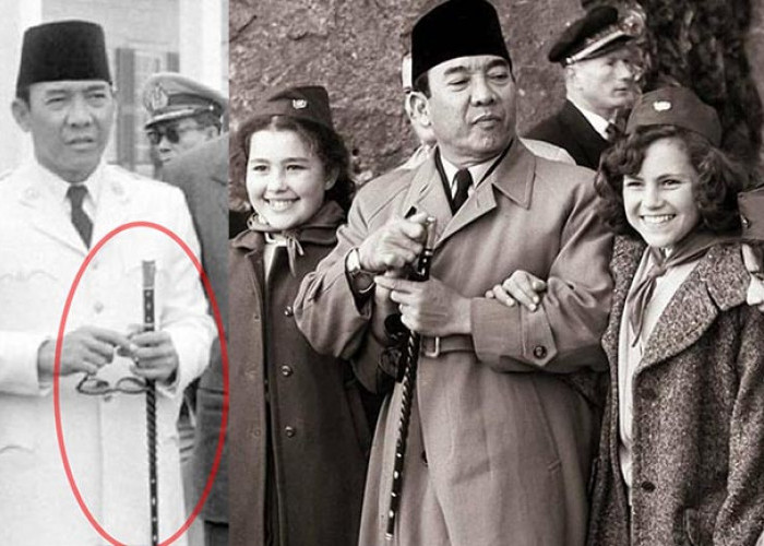 Dikenal Miliki Kesaktian, Begini Asal Usul Tongkat Presiden Soekarno