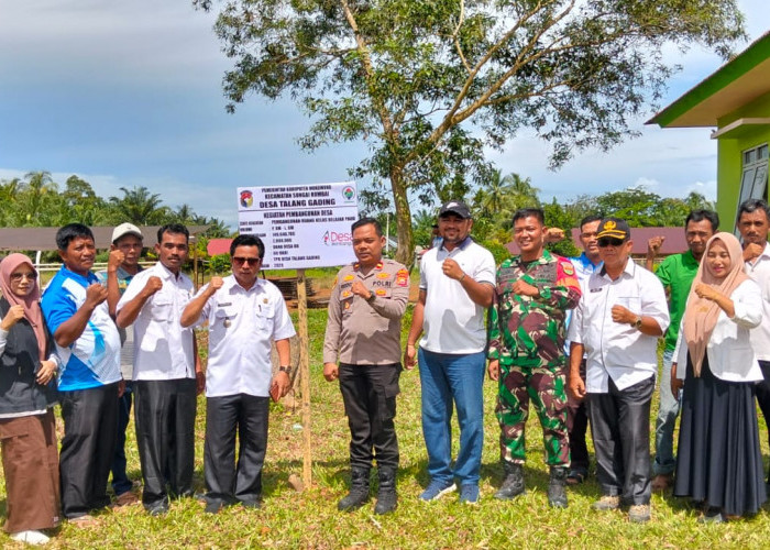 Talang Gading Optimis, Bangunan Fisik TA 2026 Selesai Tepat Waktu