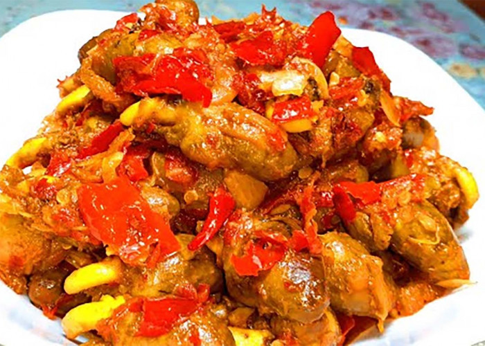 Resep Rumahan Simple, Jantung Ayam Dan Tahu Balado Yang Pedas Mantap