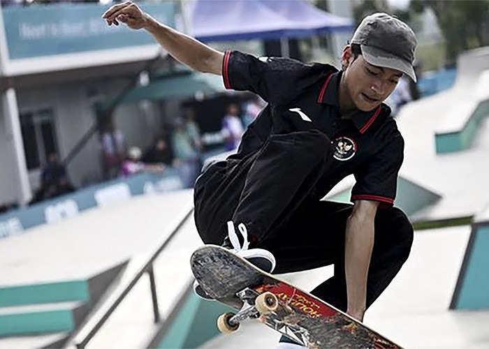 Sanggoe Darma Tanjung, Atlet Skateboard Raih Medali Perak di Asian Games yang Cuma Berlatih Seminggu