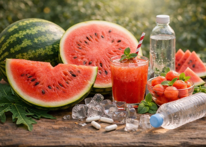 Manfaat buah semangka bagi Kesehatan: Menyegarkan dan Menjaga Hidrasi Tubuh