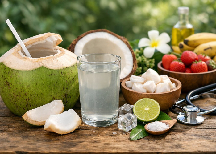 Manfaat Air Kelapa Muda bagi Kesehatan Tubuh