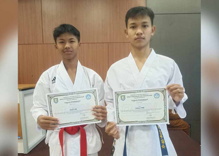O2SN, Dua Siswa SMAN 1 Mukomuko Ikuti Cabor Karate Tingkat Nasional