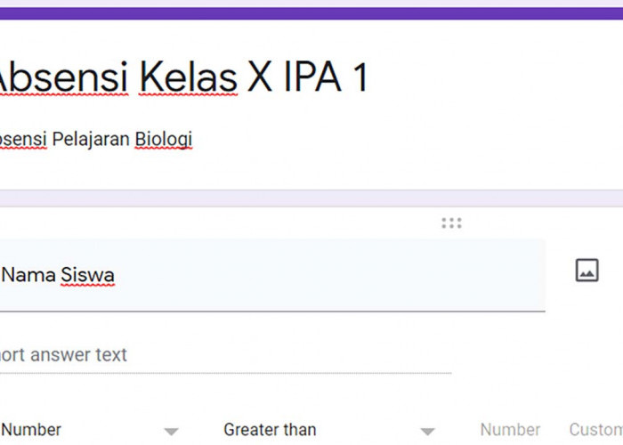 Tutorial Membuat Absen Lewat Google Form dengan Praktis untuk Guru dan Instansi