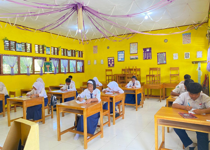 Lahirkan Generasi Cerdas, SMPN 22 Mukomuko Geber Ujian Akhir Sekolah