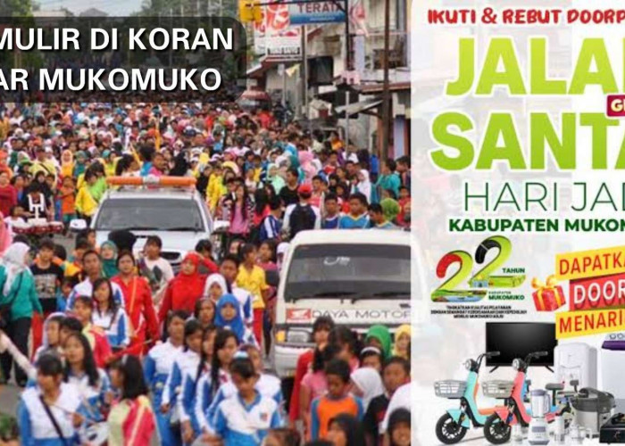 Besok Formulir Jalan Santai Diterbitkan di Koran Radar Mukomuko, Gratis