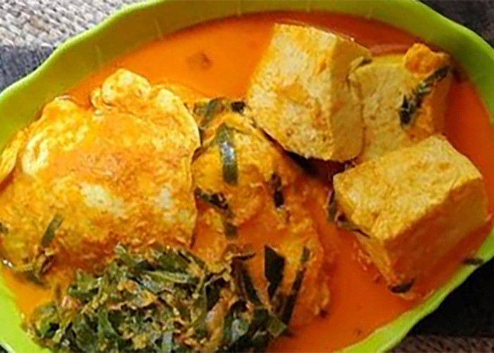 Simpel dan Cocok Untuk Akhir Bulan, Ini Dia Gulai Tahu, Telur Daun Tapak Leman yang Nikmat