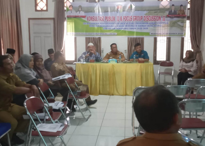 Mukomuko Gelar Diskusi Publik Terkait KLHS RPJMD 2025-2029  