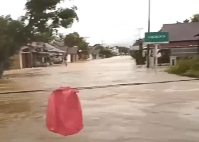 Banjir di Tapan Pesisir Selatan, Ini Kondisi Jalan Nasional Padang - Mukomuko