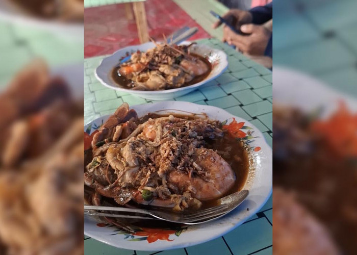 ﻿Santapan Mie Kelong Pantai Pasir Putih Mukomuko Booming 