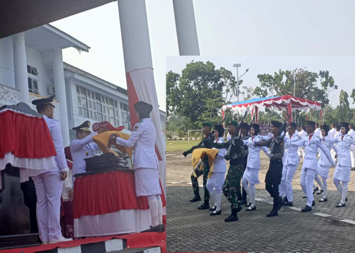 Paskibra Sukses Kibarkan Merah Putih, Bupati Mukomuko Ajak Gontong Royong Membangun Daerah