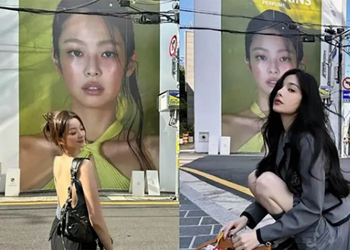 Foto Raksasa Jennie BLACKPINK Kini Menjadi Spot Wisata Baru di Korea Selatan