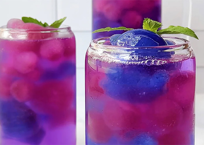 Menyegarkan dan Menyehatkan, Ini Resep Sparkling Butterfly Pea yang cantik