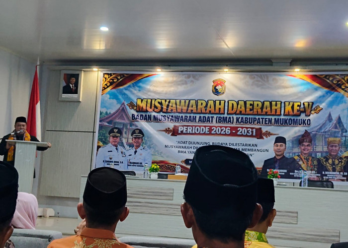 Amrin Terpilihan Sebagai Ketua BMA Kabupaten Mukomuko