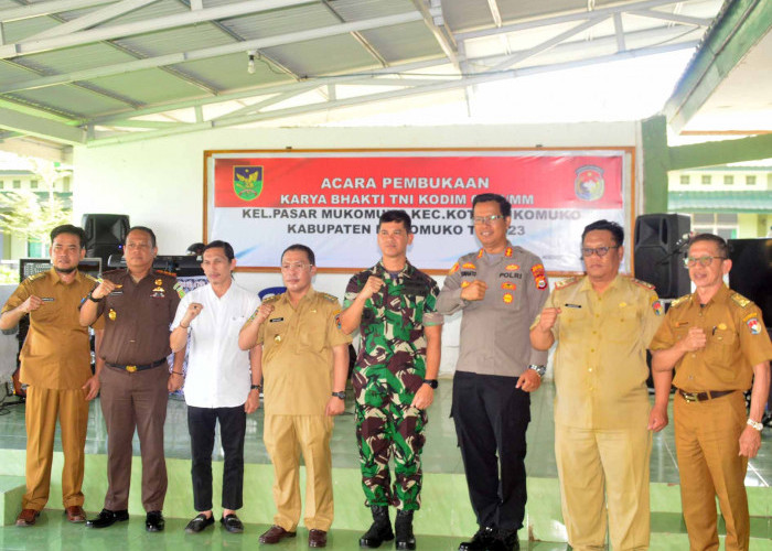 Apresiasi, Bupati Sebut Karya Bakti TNI Bantu Percepatan Pembangunan di Mukomuko