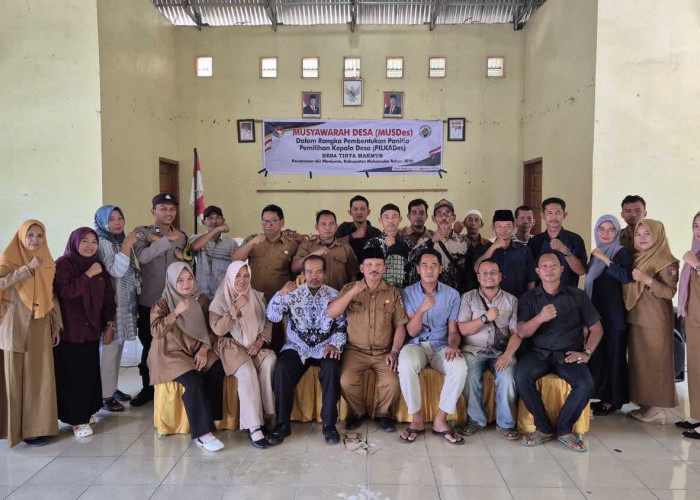 Panitia Pilkades di Desa Tirta Makmur Resmi Terbentuk 