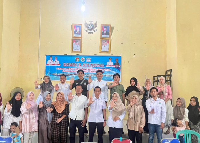 Pemdes Pondok Tengah Gelar Rembuk Stunting 