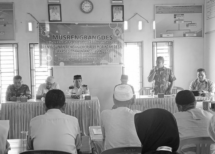 Gelar Musrenbangdes Penyusunan RKPDes, Pemdes Lusan Terima Banyak Usulan