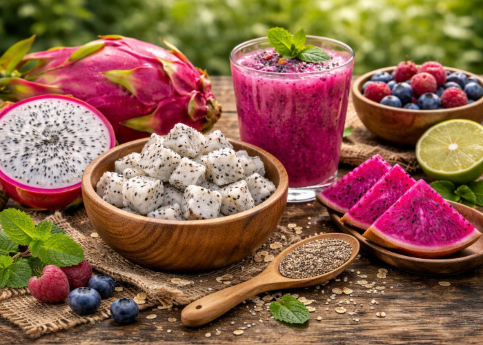 Manfaat buah naga bagi Kesehatan: Kaya Serat dan Baik untuk Jantung