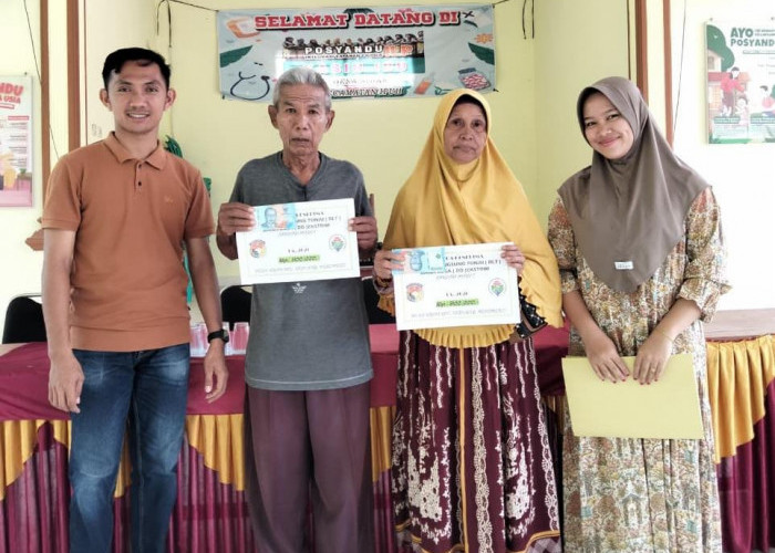 BLT-DD Disalurkan Pemdes Sibak, 25 Warga Sibak Bernapas Lega