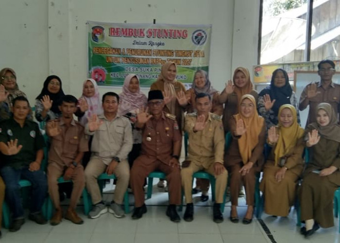 Mulai Tahapan Perencanaan Untuk Tahun 2027, Pemdes Suka Pindah Gelar Rembuk Stunting 