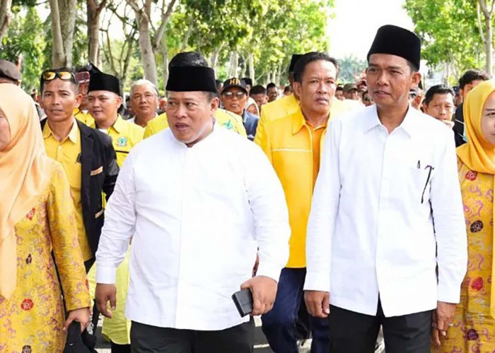 Penyambutan Choirul Huda - Rahmadi Sebagai Bupati Baru Tetap Sesuai Tradisi