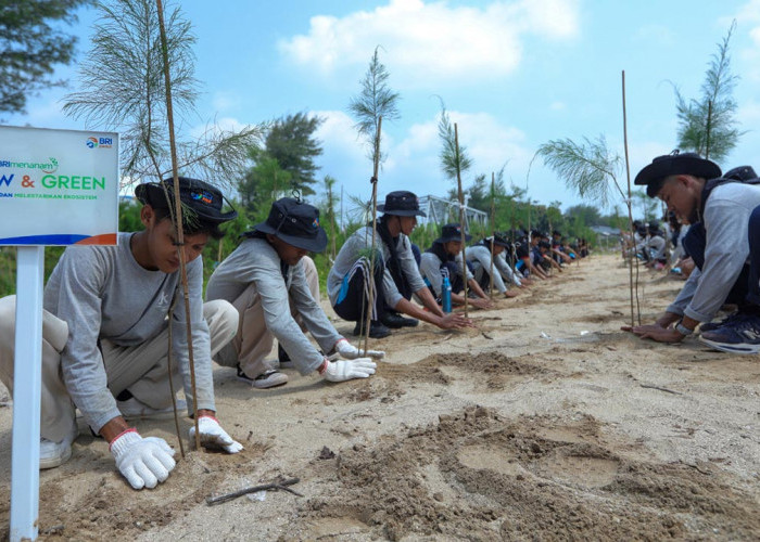 Hari Lingkungan Hidup Sedunia, BRI Komitmen Jaga Ekosistem BRI Menanam – Grow & Green