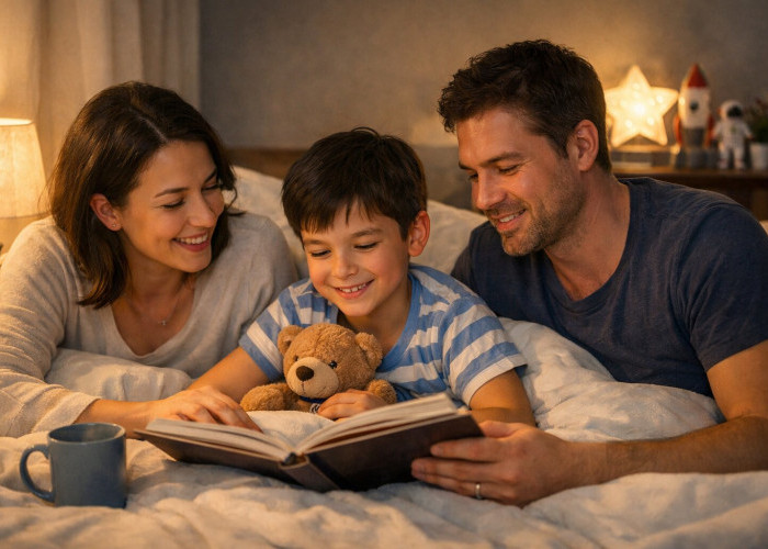 Kebiasaan Kecil Sebelum Tidur yang Bikin Anak Lebih Dekat dengan Orang Tua