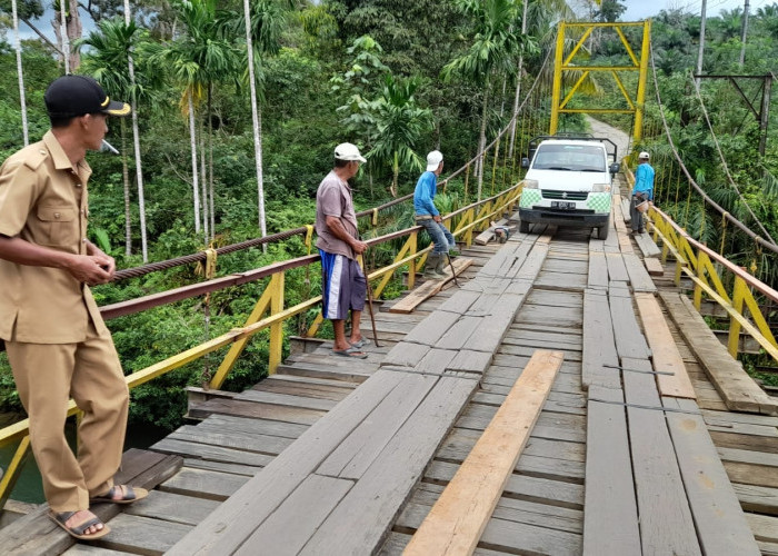 Soal Jembatan Gantung, Kades dan Camat Rencanakan Langkah Antisipatif