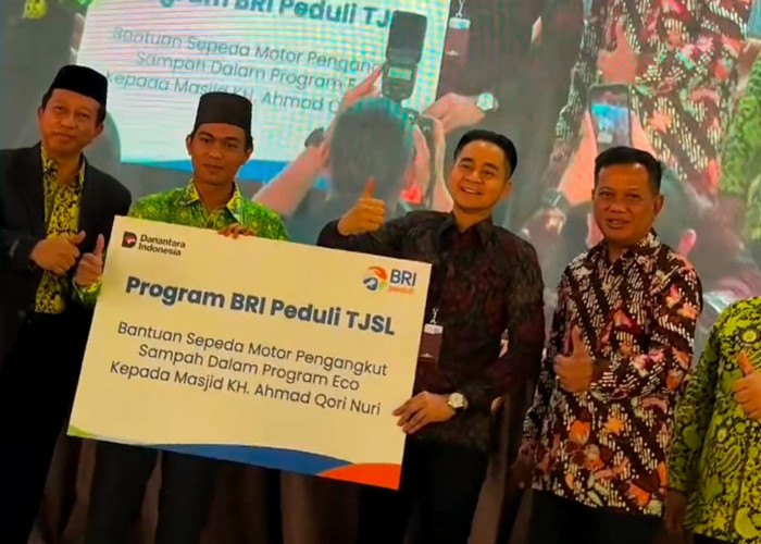 BRI Regional Office Palembang Menyerahkan Bantuan Pada Masjid