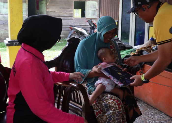 Kehangatan Kepedulian Hadir di Benteng Anna, Anak-Anak Berkebutuhan Khusus Terima Dukungan dari Polres Mukomuk