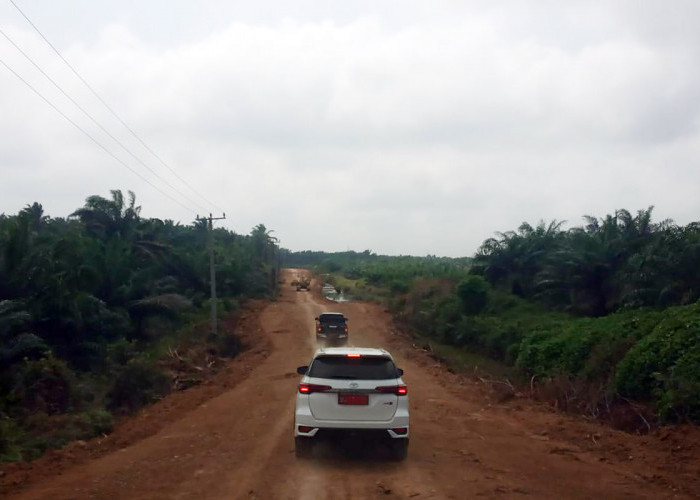 Penampakan Jalan Inpres Tanah Rekah - Setia Budi Mukomuko