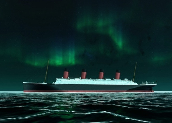 Terdapat Aurora borealis Fenomena Alam Cantik Yang Menyinari dan Menyertai Tenggelamnya Kapal Titanic