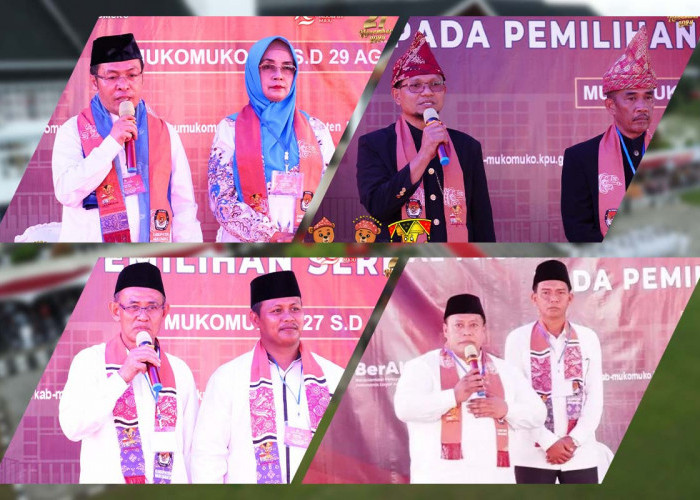 KPU Mukomuko Terima Berkas Perbaikan Pasangan Calon Pilkada Serentak 2024