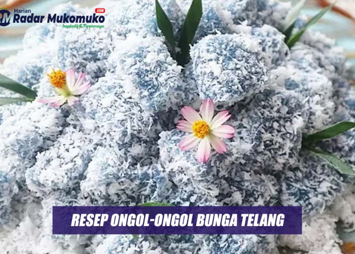 Resep dan Cara Membuat Ongol-Ongol Bunga Telang yang Lezat dan Menyehatkan