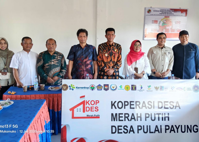Jelang Launching 19 Juli, Satgas Nasional Turun Survey Koperasi Merah Putih Mukomuko