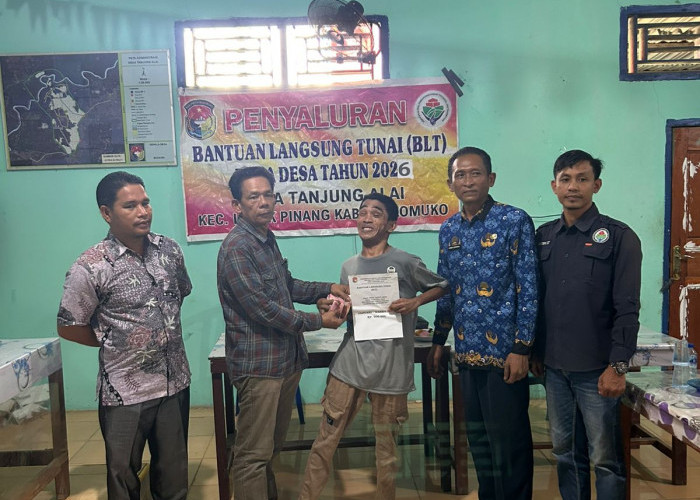 Pemdes Lubuk Cabau Sukses Salurkan BLT-DD Triwulan Pertama