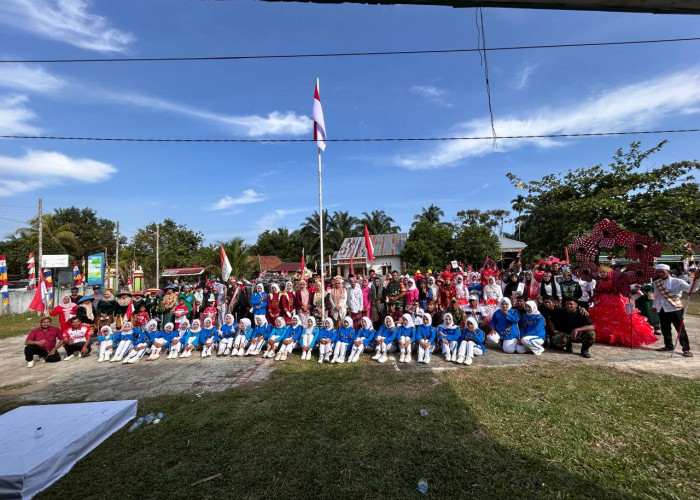 Peringatan HUT RI Ke-81 di Desa Sinar Jaya Berlangsung Meriah