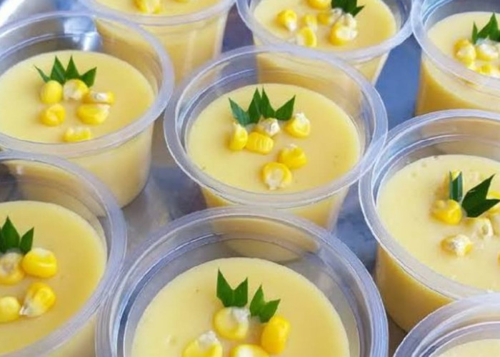 Ada yang Manis tapi Bukan Kenangan, Ini Resep Puding Jagung yang Manis dan Lembut