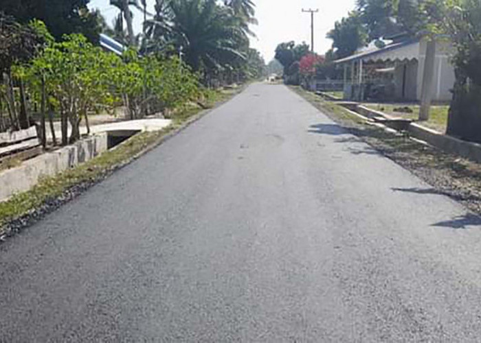 Jalan Penghubung Pondok Batu - Selagan Jaya Diaspal, Dinas LH: Akses ke TPA Sampah Lancar