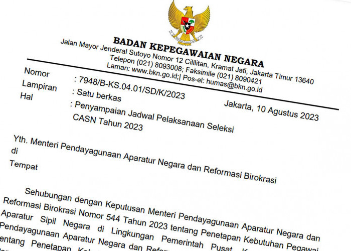 Ini Jadwal Tes CPNS dan PPPK 2023 se Indonesia