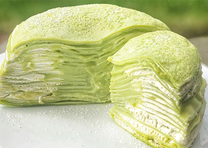 Mille Crepes Pandan Tanpa Mixer dan Oven, Bisa Buat Cake ala Bakery di Rumah